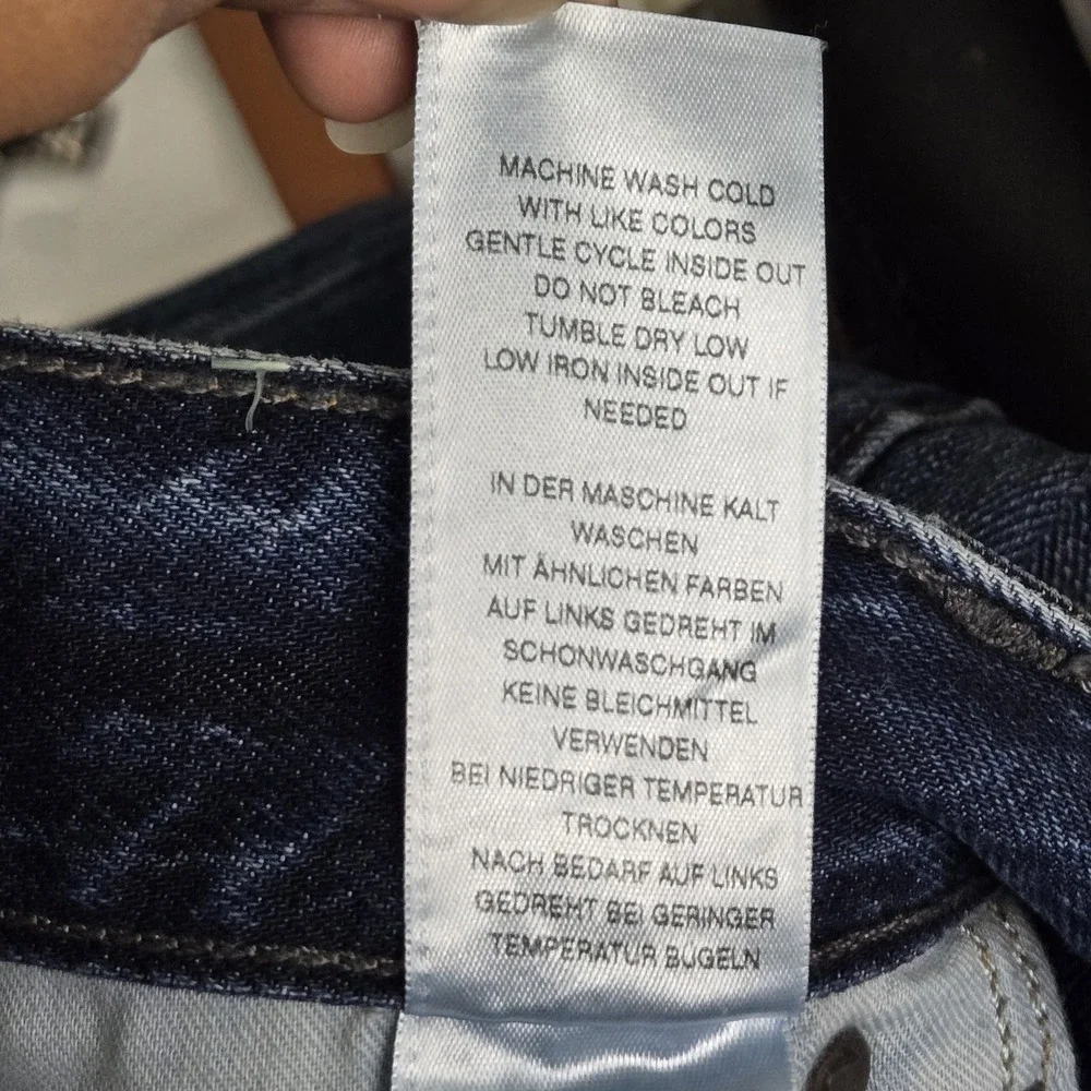 True Religion Men Jeans 40 Blue Denim GENO Flap Relaxed Slim‎ 31